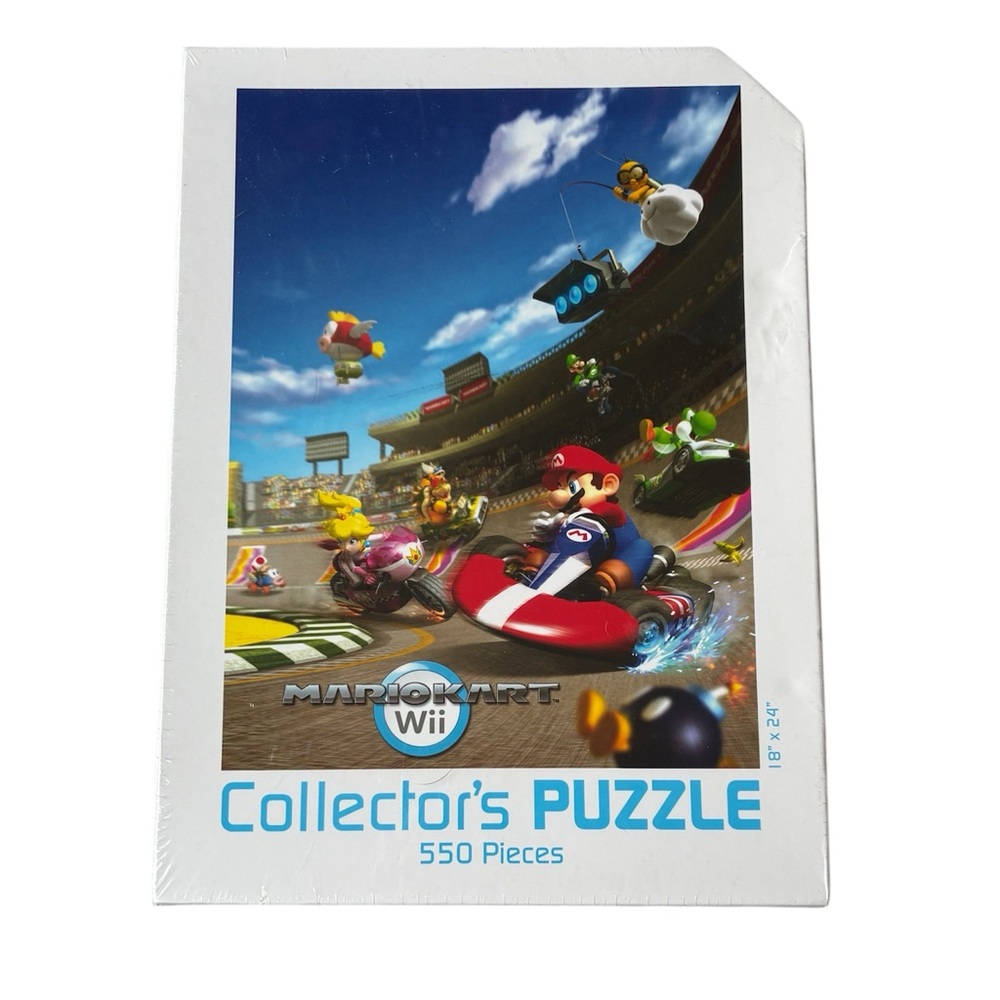 NIB USAopoly Mario Kart Wii 550-Piece Collector’s Puzzle NEW
